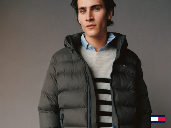 tommy hilfiger mnes outerwear editorial FW 24