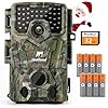 usogood Trail Camera 36MP 4K 30fps Game Camera with Night Vision Motion Activated IP66 Waterproof, 65ft 120° Wide Angle Detection Hunting Camera, for Outdoor Garden Backyard Wildlife Monitoring