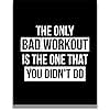 Govivo Gym motivational wall art - man cave decor - sports art fitness - inspirational wall decor for a workout room - 11x14 unframed print