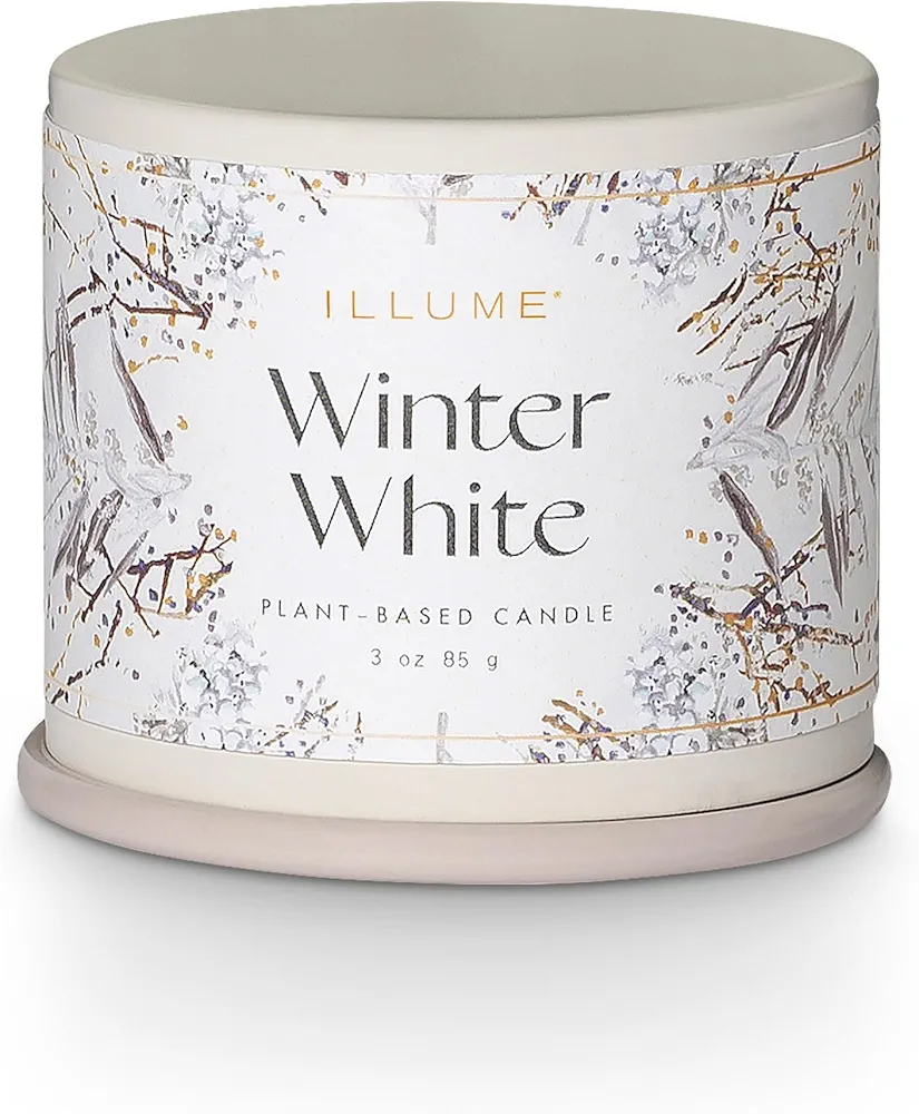 ILLUME Demi Vanity Tin Candle, Winter White