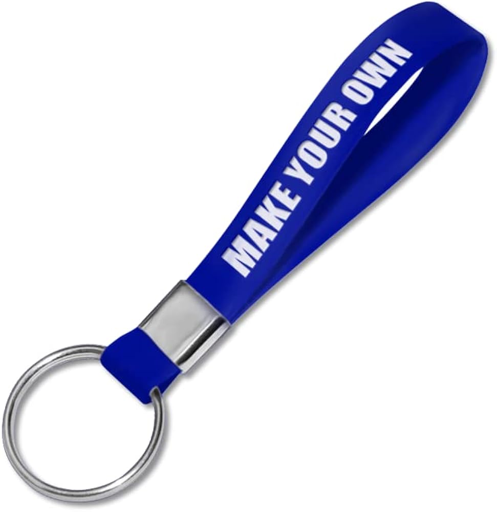 Silicone Loop Keychains | Fully Customizable | Great For Events, Fundraisers & Promotions | Available In Bulk