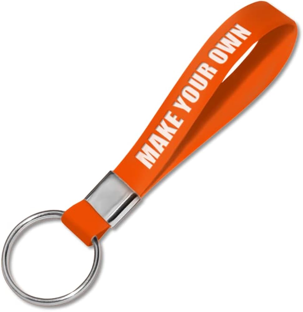 Silicone Loop Keychains | Fully Customizable | Great For Events, Fundraisers & Promotions | Available In Bulk