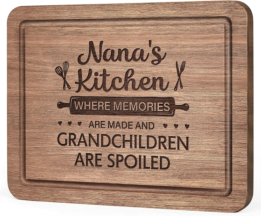 Nana Gifts, Nana Birthday Gifts, Nana Engraved Wood Cutting Board, Kitchen Gifts for Nana from Grandkids, Best Nana Gift Ideas, Gifts for Nana on Christmas Mothers Day