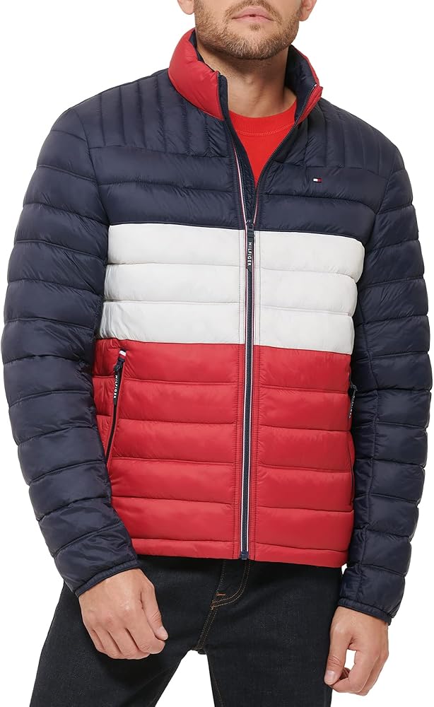 Tommy Hilfiger Men's Ultra Loft Lightweight Packable Puffer Jacket (Standard and Big & Tall)