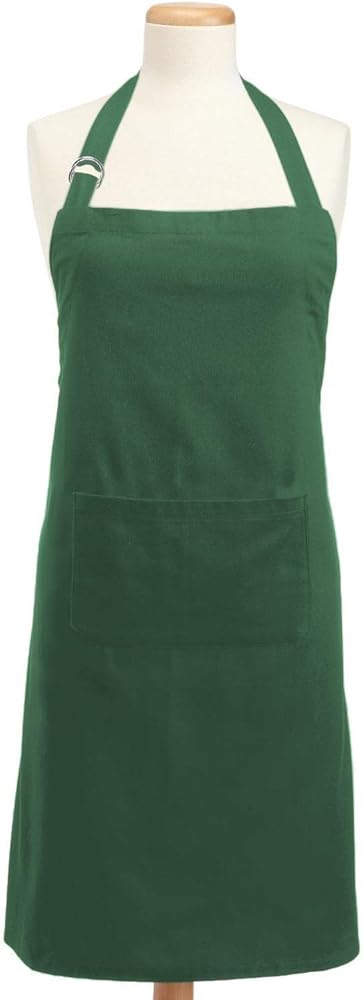 DII Everyday Basic Kitchen Collection, Chef Apron, Dark Green