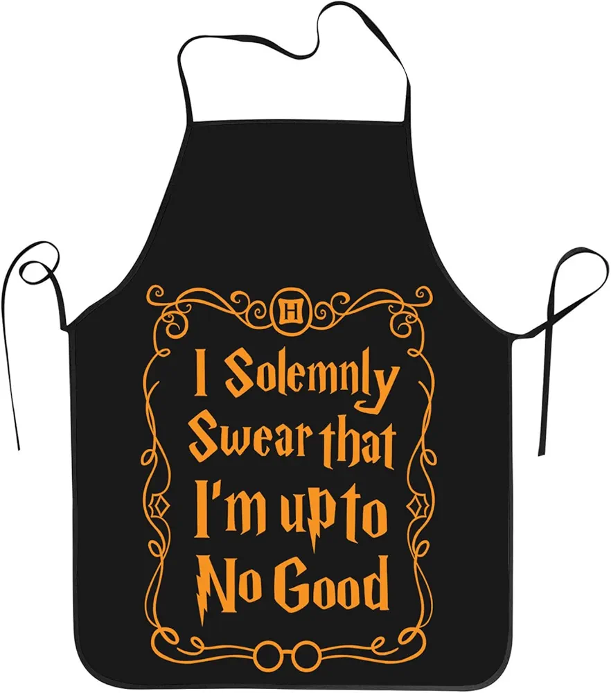 SARA NELL Cooking Kitchen Chef Apron Funny Bib Aprons for Women Men