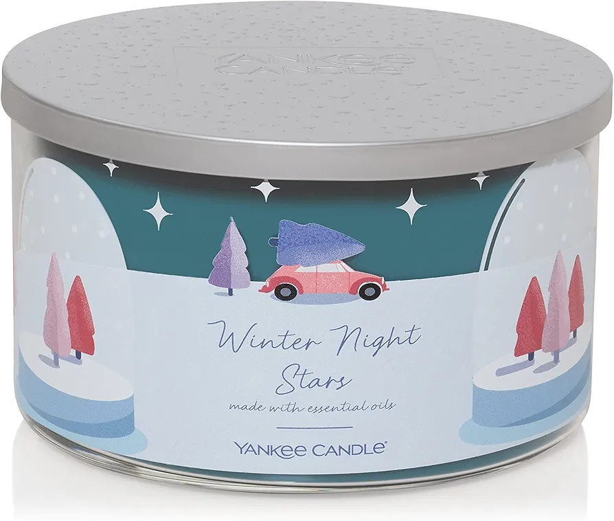 Yankee Candle Winter Night Stars 2-Wick Large Tumbler Candle - 2022