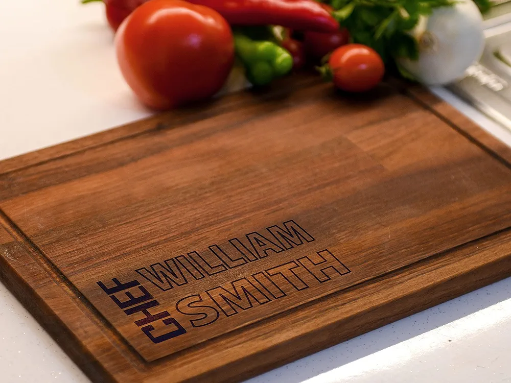 Chef Board for Fathers Day Gift, Personalized Cutting Board or Charcuterie Board, Men, Dad Gifts for Christmas Gift for Women, Dad, Father, Grandpa, Him, Friend, Boyfriend, Brother, Birthday