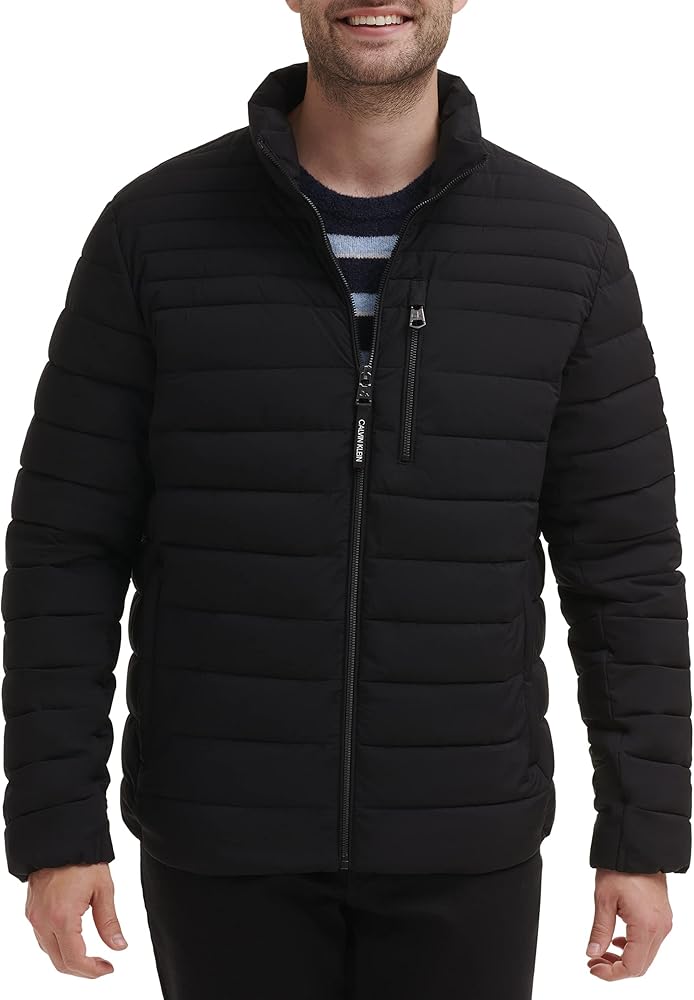 Calvin Klein Men's Full Zip Down Puffer Coat