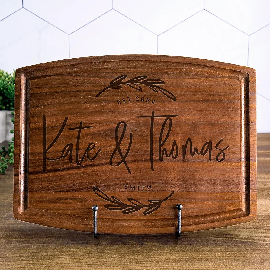 Personalized Cutting Board, Housewarming Gift - 12 Designs - Wedding Gifts for Couple, Kitchen Sign - House Warming Present for New Home