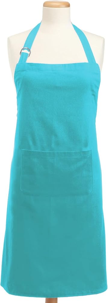 DII Everyday Basic Kitchen Collection, Chef Apron, Aqua