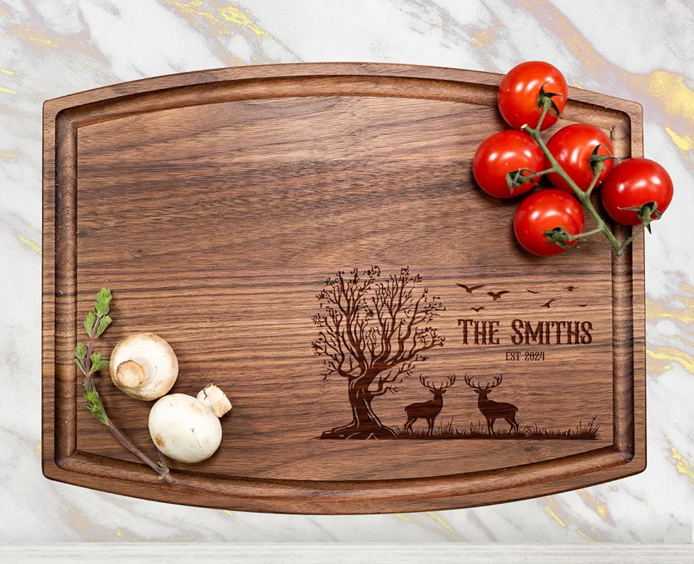 Personalized Cutting Board, Engraved Wood Cutting Boards, Customized Gifts of Charcuterie Boards, Handmade Personalized Gifts, Outdoor-Nature & Hunting Gift, Hunting Gift Ideas, Gift For Outdoorsy Men