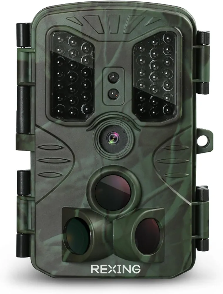 H1 Blackhawk Night Vision Trail Camera 1920x1080 Full HD, 40 IR LED, 120° PIR, Ultra-Fast Trigger, IP54, Supports 128GB SD, Surveillance Camera