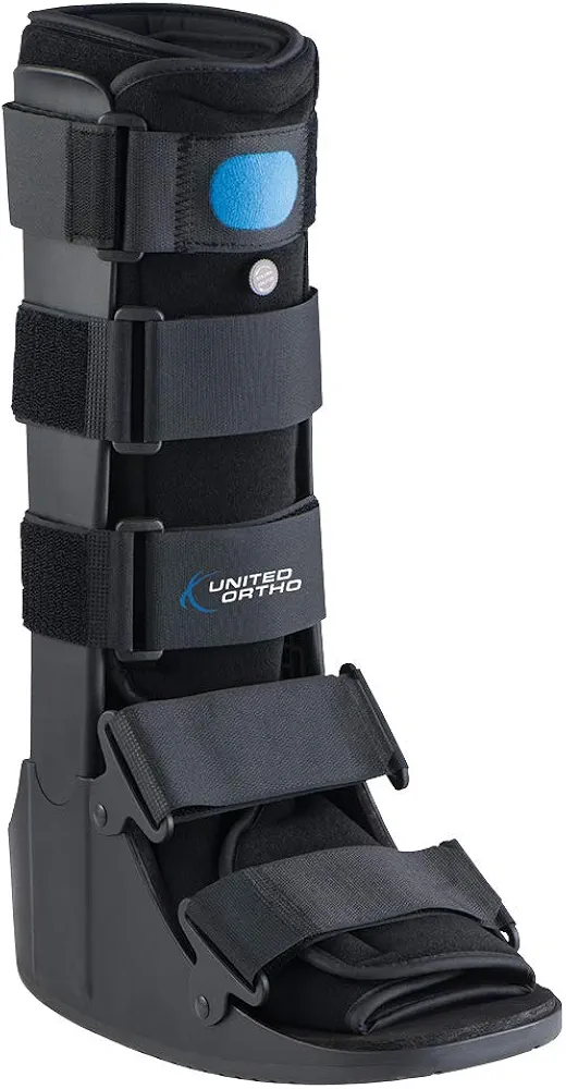 United Ortho Air Cam Walker Fracture Boot, Medium, Black