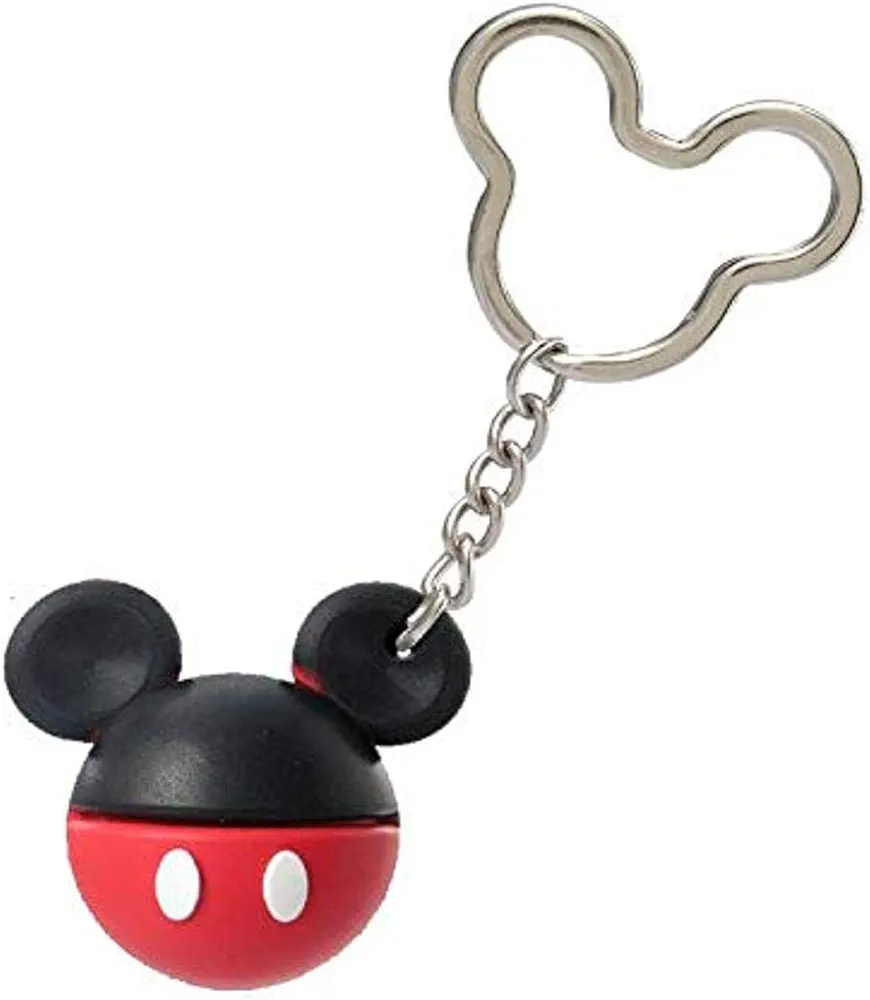 Disney Mickey Icon Ball Key Ring Muti Color, 3"