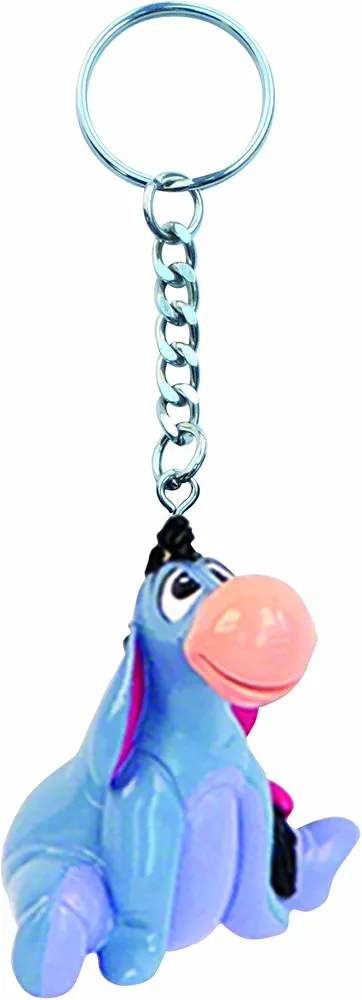 Disney Eeyore PVC Figural Key Ring,Blue