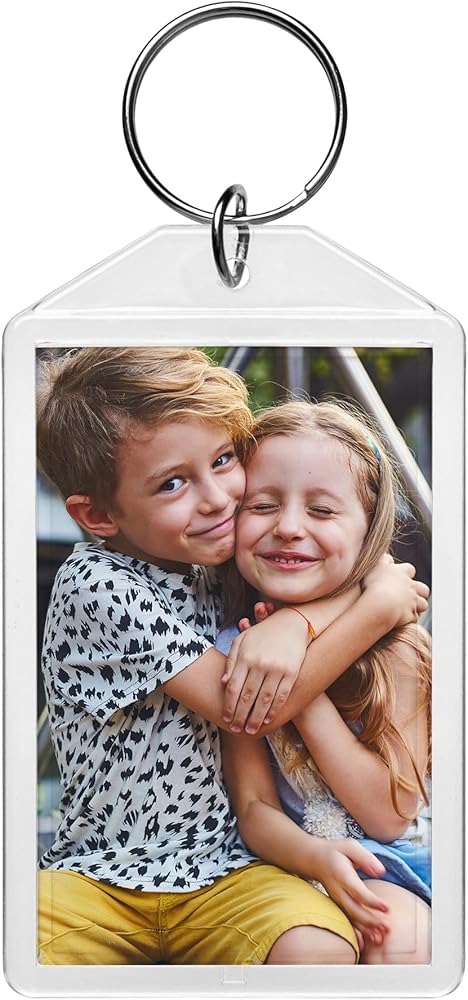 1.75" x 2.75" Acrylic Photo Keychains