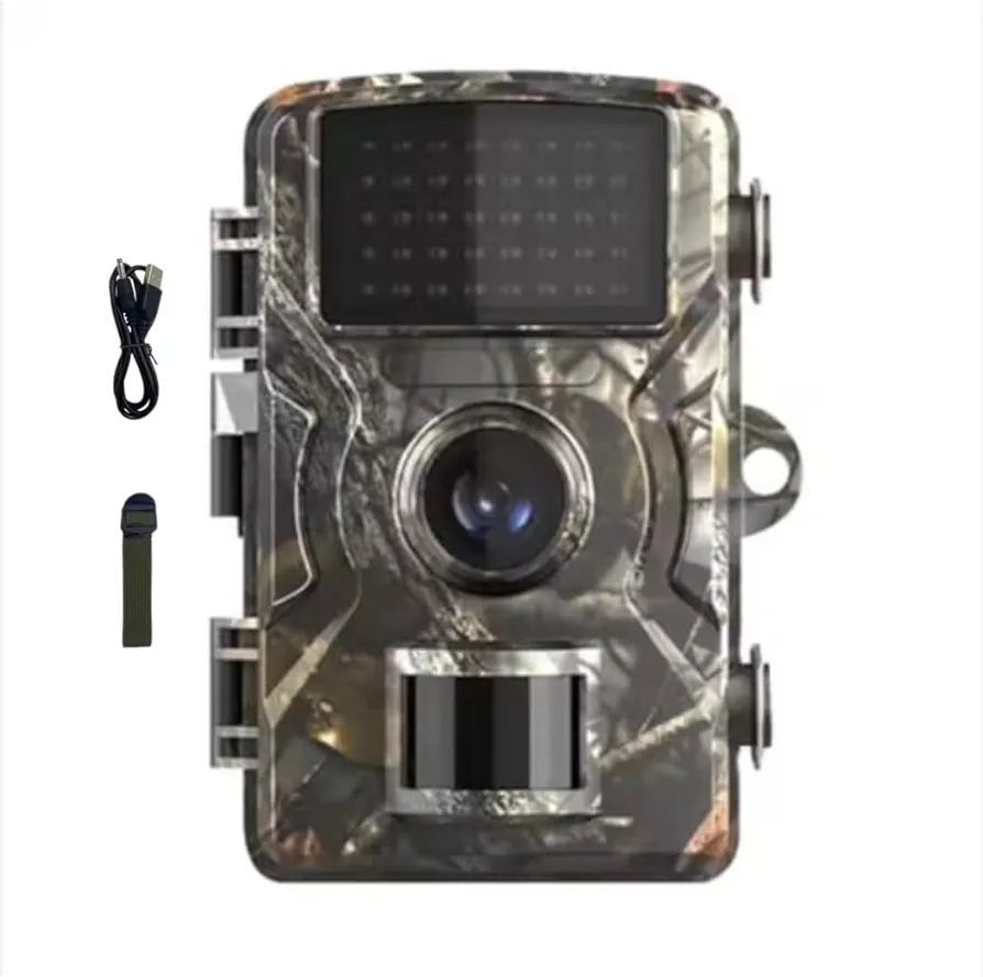 Waterproof 1080P Hunting Trail Camera with Night Vision, 2.0" Display